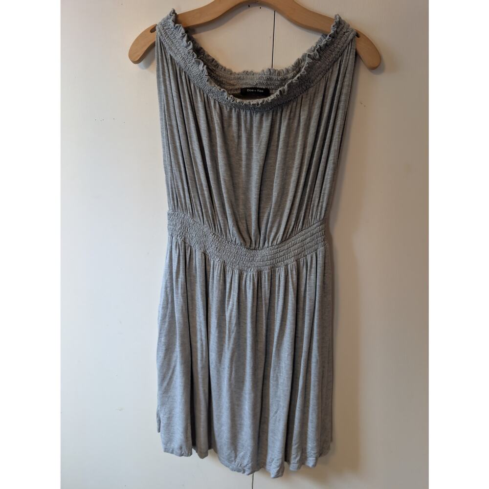 Doe & Rae Gray Mini Dress - Picture 5 of 11